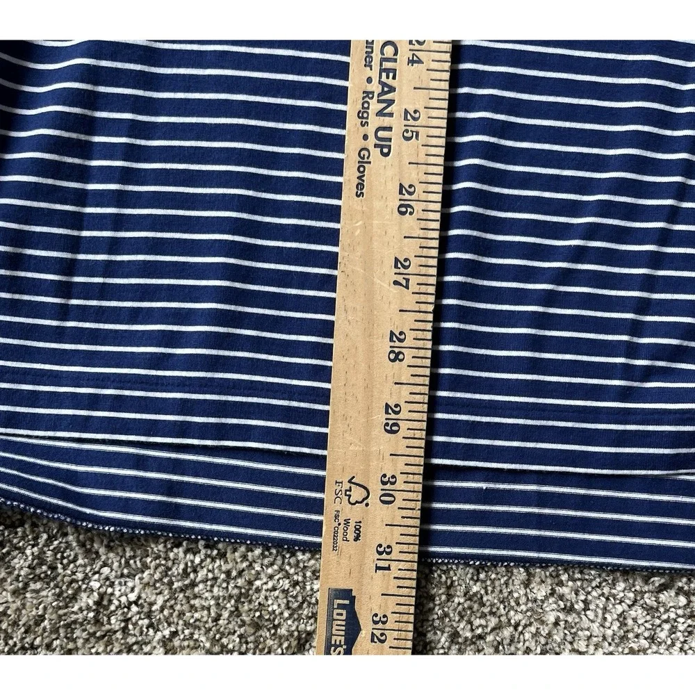 Polo Golf Ralph Lauren‎ Polo Shirt Mens M Pony Blue/White Striped Short Sleeve